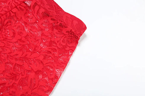 Black Jacquard Co-ord Set with Ruffled Crop Top & Shorts