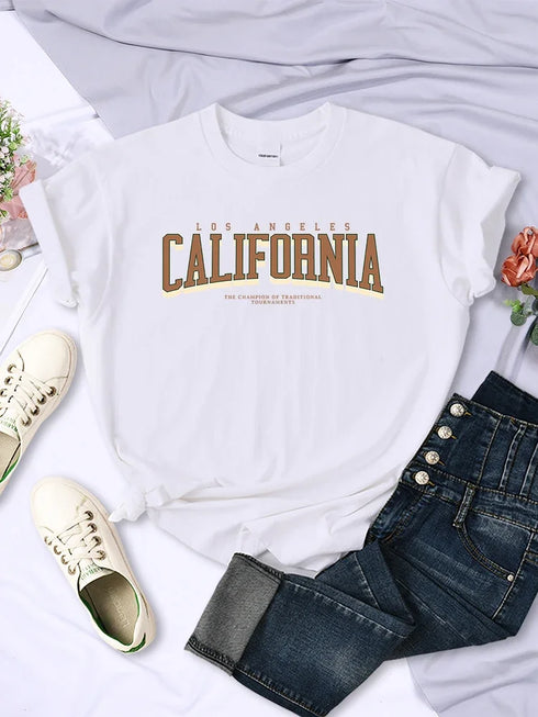Women's Summer Breathable Graphic T-Shirt