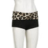Leopard Print Low Waist Slim Booty Shorts for Women