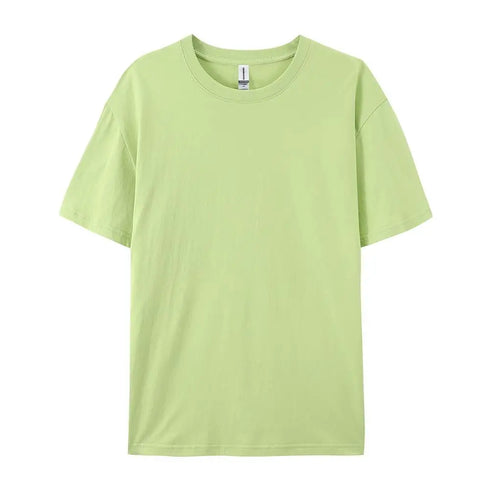 Plus Size Cotton O-Neck Short Sleeve T-shirt
