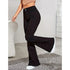 High Waist Black Flare Jeans for Women