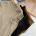 Solid Stand-up Collar Knitted Blouse Vest