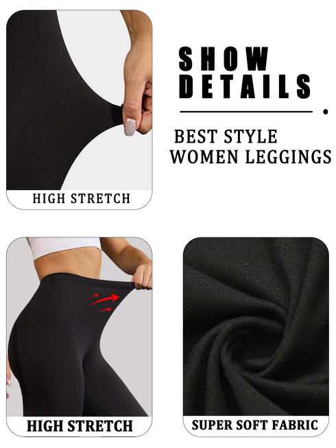 Women's Super Soft High Stretch Capri Leggings