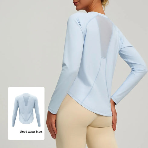 Women's Long Sleeve Breathable Sports Top