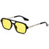 Retro Double Bridge Pilot Sunglasses with Pink Gradient