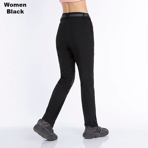 Women's Thick Fleece Winter Hiking Pants