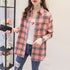 Casual Women's Flannel Plaid Shirt - Autumn Collection