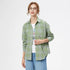 Plaid Flannel Shirt for Women - Casual Long Sleeve Top
