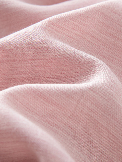 Women's Long Sleeve V-Neck Striped Blouse in Pink