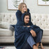 Oversized Hooded Fleece Hoodie Blanket for Women