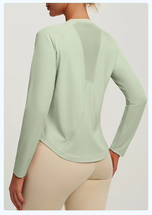 Women's Long Sleeve Breathable Sports Top