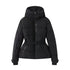 Women's Hooded Padded Winter Parka Coat with Belt