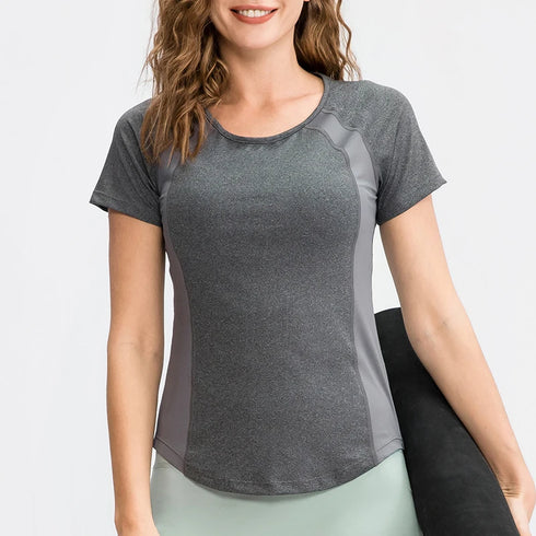 Women's Quick Dry Short Sleeve Yoga Top