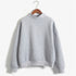 Women's Velvet Turtleneck Long Sleeve Sweatshirt