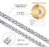 Cubic Zirconia Iced Out Tennis Chain Necklace