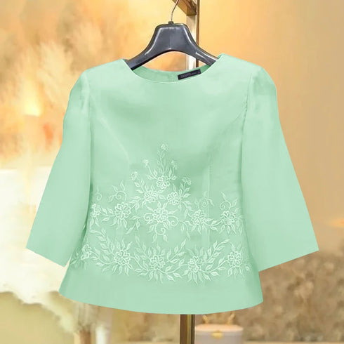 ZANZEA Elegant Embroidered Blouse for Women
