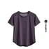 DRUR Women Sports T-shirt Short Sleeve Quick Dry Loose Compression Shirt Female Summer Fitness Sweatshirt Running Gym Tops New