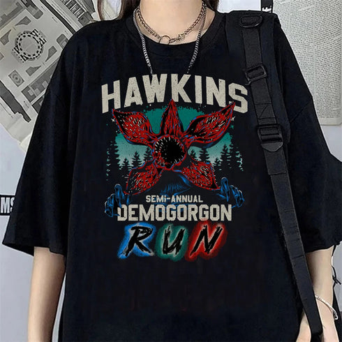 Hawkins Demogorgon Graphic T-Shirt for Women