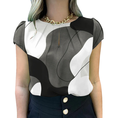 ZANZEA Women's Summer Printed Blouse