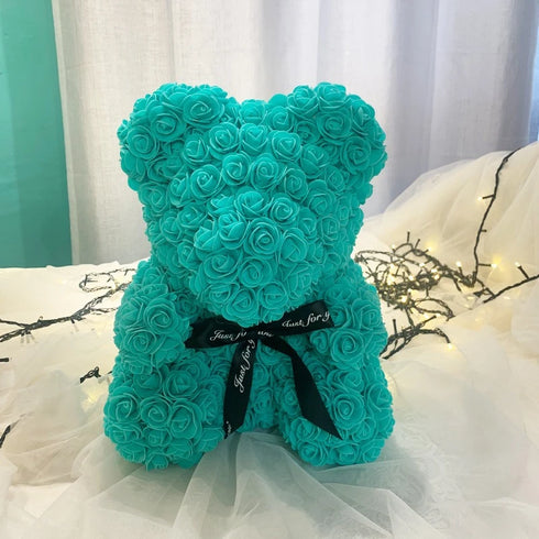 Artificial Rose Teddy Bear Home Decor Gift