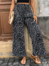 Floral Print Wide Leg Pants in Plus Sizes 1XL-5XL