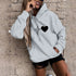 Women's Fun Print Long Sleeve Hoodie Pullover