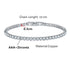 Iced Out CZ Tennis Chain Bracelet for Men and Women