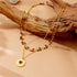 DIEYURO Double-layer Red Heart Necklace