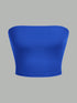 3-Piece Women's Strapless Sleeveless Crop Top Set