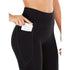Women's High Waist Flared Pants with Pockets
