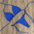 Adjustable Lace-Up Triangle Bikini in Multiple Colours