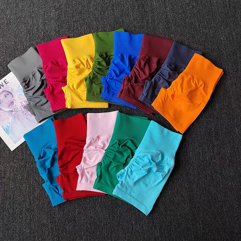 High Waist Yoga Shorts for Women - Breathable Activewear