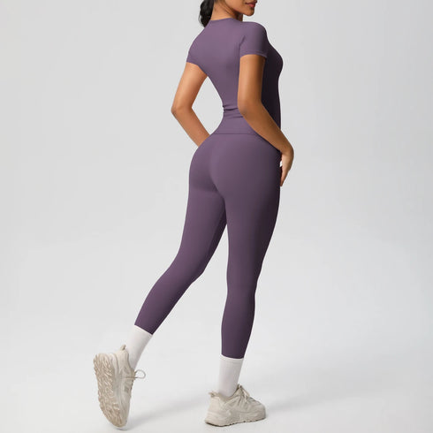 Women's 2-Piece Patchwork Yoga Set