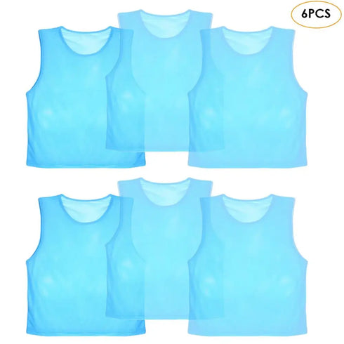 12 Pack Soccer Training Vests for Adults and Kids