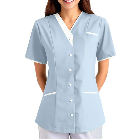 Women's Quick-Drying V-Neck Short-Sleeved Shirt