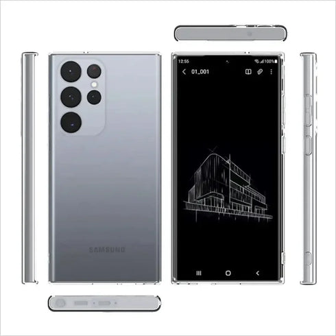 Soft Silicone Clear Phone Case For Samsung A53 A13 A52 A12 A54 A23 A32 A55 S24 S22 S21 S23 Ultra S20 FE Note 20Ultra