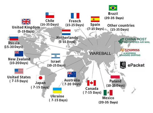 WAREBALL Women's Yoga Set - Long Sleeve Crop Top & Leggings