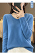 100% Merino Wool V-Neck Pullover Sweater for Women