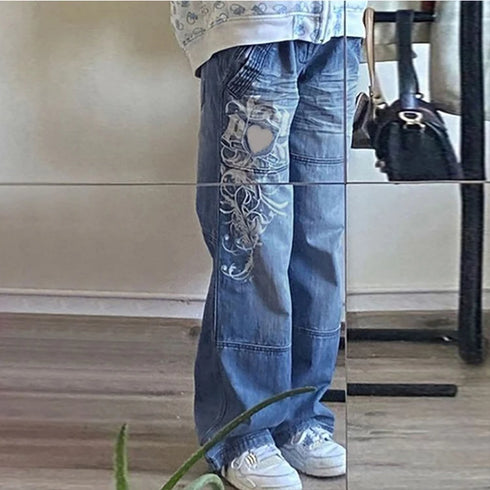 Wide Leg High Waist Jeans for Women