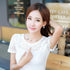 Chiffon Lace Detail Blouse for Women