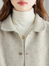 Classic Solid Woolen Coat for Women