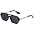 Retro Double Bridge Pilot Sunglasses with Pink Gradient