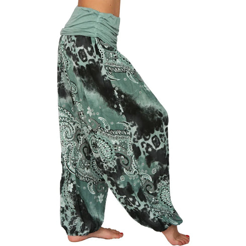 Plus Size Multicolour Harem Pants for Women