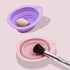 Silicone Makeup Brush Cleaner Folding Scrubber Bowl Tool