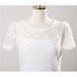 New Women Clothing Chiffon Blouse Lace Crochet Female Korean Shirts Ladies Blusas Tops Shirt White Blouses Slim Fit Tops 2024