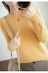 Casual Knitted Pullover Sweater for Women