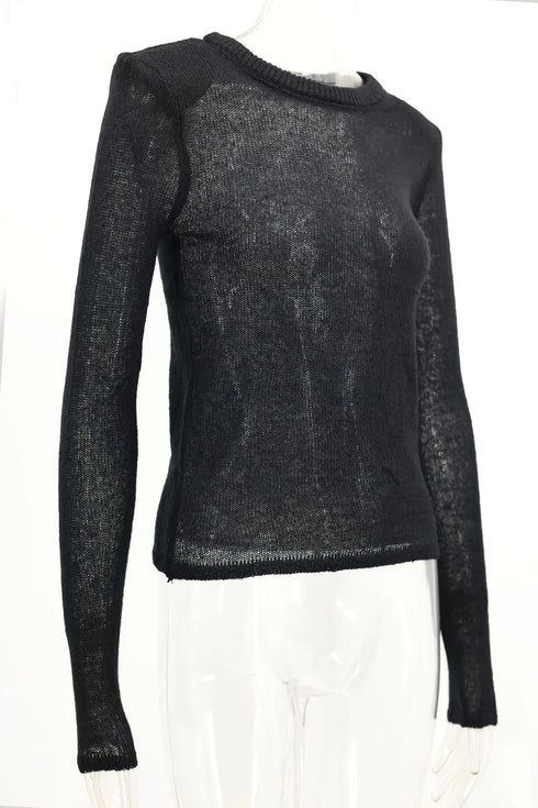 Elegant Women's Knitted Pullover Sweater