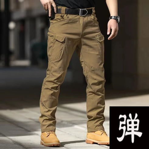 Men's Elastic Outdoor Cargo Trousers - M-5XL