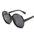 Round Frame Oversized Sunglasses for Women