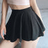 Black Wrap Mini Pencil Skirt for Women